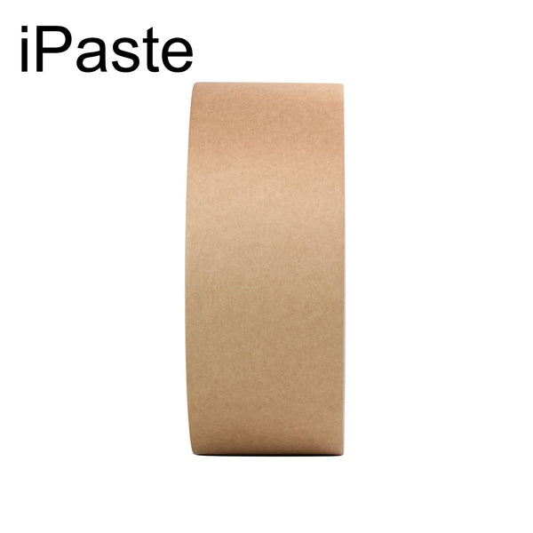 iPaste Hardware 3" x 600' Feet Gummed Paper Water Activated Sealing Carton Box Brown Kraft Packaging Machine Shipping Tape