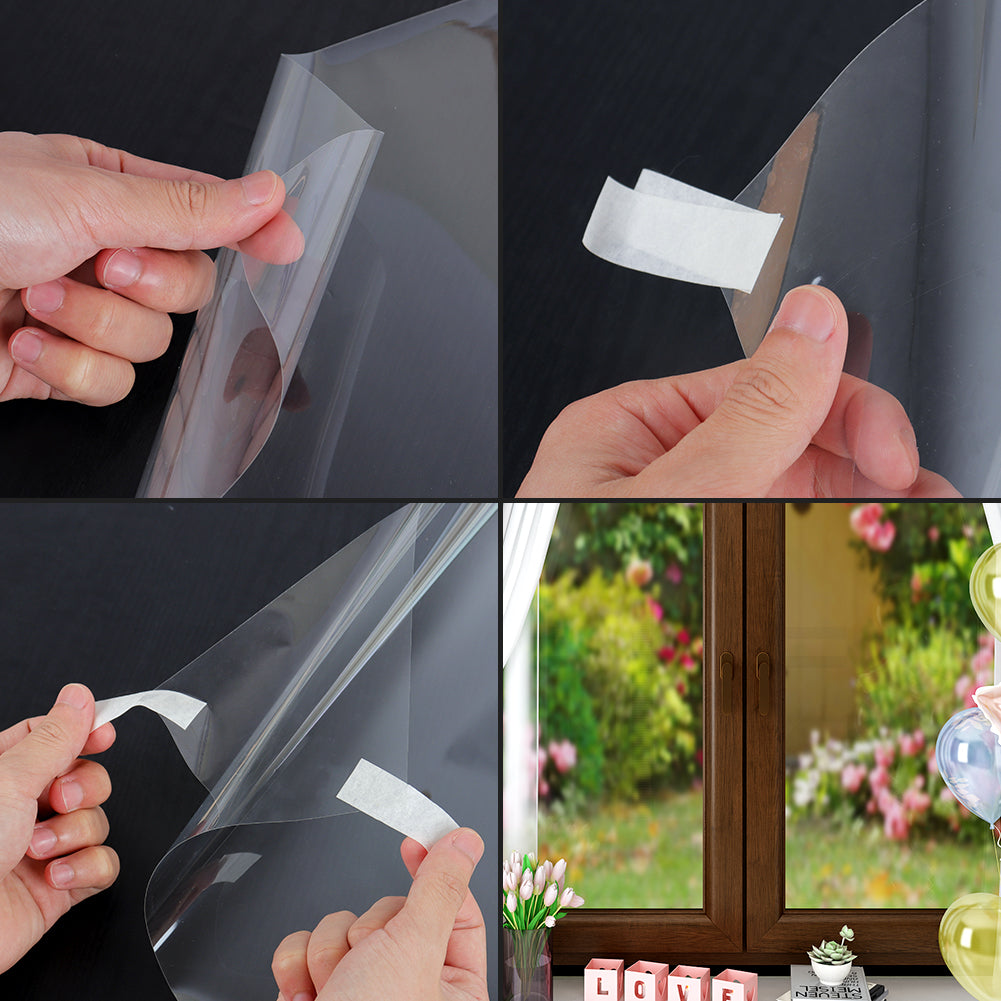 Clear Backsplash Protector Self Adhesive Film Oil Proof Wall