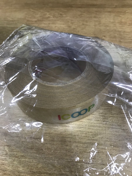 ICOOP Water Activated Gummed Kraft Paper Tape - 36mm Width x 54.7 yd Length - Stretching Paper, Tamper Evident